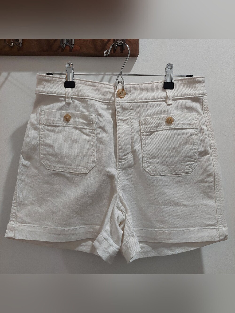 Loft The Palmer Short Size 2 Classic High-Rise White Women’s Shorts